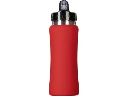 Бутылка для воды "Bottle C1", сталь, soft touch, 600 мл, красный, фото 5