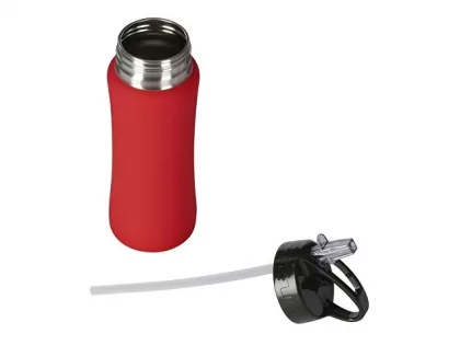 Бутылка для воды "Bottle C1", сталь, soft touch, 600 мл, красный, фото 3