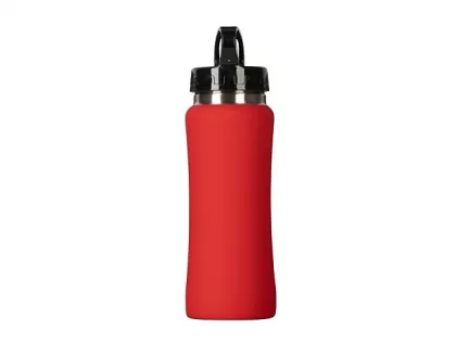 Бутылка для воды "Bottle C1", сталь, soft touch, 600 мл, красный, фото 4