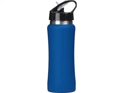 Бутылка для воды "Bottle C1", сталь, soft touch, 600 мл, синий, фото 6