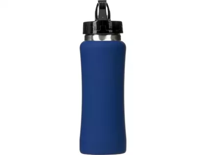 Бутылка для воды "Bottle C1", сталь, soft touch, 600 мл, темно-синий (Р), фото 4