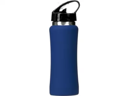 Бутылка для воды "Bottle C1", сталь, soft touch, 600 мл, темно-синий (Р), фото 6