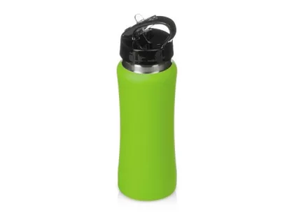 Бутылка для воды "Bottle C1", сталь, soft touch, 600 мл, зеленое яблоко, фото 2
