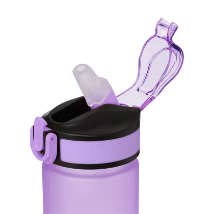 Бутылка для воды Флип мини (Flip mini), фиолетовая, фото 3
