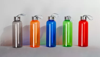 Бутылка для воды "H2O" 500 мл, красный, фото 2
