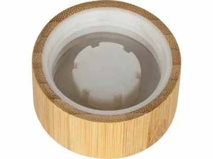 Бутылка из переработанного пластика "Kato Bamboo" с бамбуковой крышкой, 500 мл, фото 5