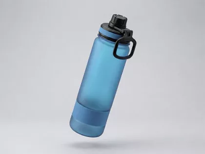 Бутылка «Misty» с ручкой, 850 мл, голубой