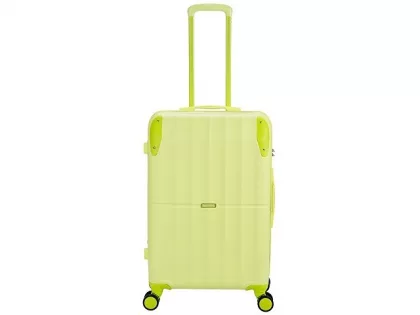 Чемодан TORBER В Отпуск, салатовый, ABS-пластик, 46 х 28,5 х 69 см, 71 л, 3,3 кг, фото 10