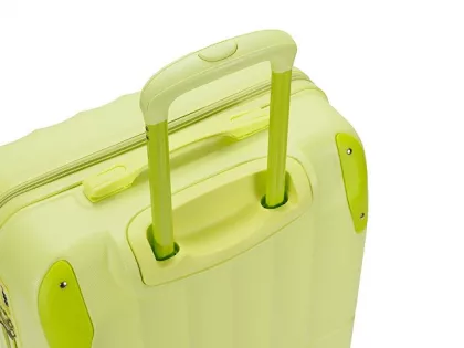Чемодан TORBER В Отпуск, салатовый, ABS-пластик, 46 х 28,5 х 69 см, 71 л, 3,3 кг, фото 4