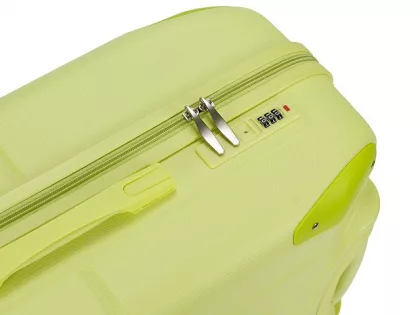 Чемодан TORBER В Отпуск, салатовый, ABS-пластик, 46 х 28,5 х 69 см, 71 л, 3,3 кг, фото 6