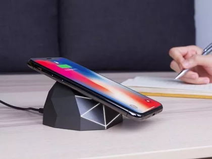 Док-станция «Geo Dock» с быстрой беспроводной зарядкой, черный с белой подсветкой. XOOPAR (P), фото 14