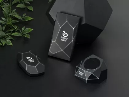 Док-станция «Geo Dock» с быстрой беспроводной зарядкой, черный с белой подсветкой. XOOPAR (P), фото 18