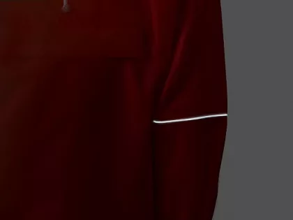 Дождевик - пончо "Galaxy" со светоотражающими элементами, красный, фото 9