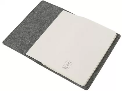 Двустороннее портфолио из рпет-фетра и искусственной кожи "Felt", серый, фото 8