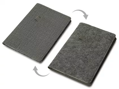 Двустороннее портфолио из рпет-фетра и искусственной кожи "Felt", серый, фото 1