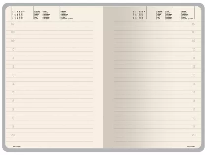 Ежедневник А5 недатированный «Megapolis Velvet Flex», серый, фото 6