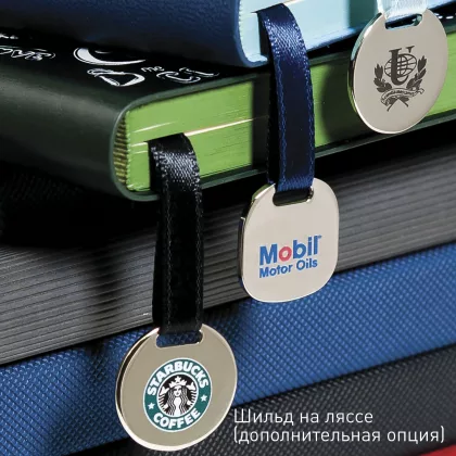 Ежедневник Латте (Latte NEW) недатированный, голубой/синий, фото 12