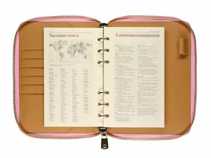 ЕЖЕДНЕВНИК недатированный А5- "RIVIERA. ZEFIR" (РОЗОВЫЙ ЗЕФИР) (Р), фото 7