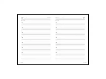 Ежедневник недатированный А5 «Velvet», желтый, фото 2
