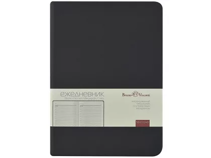 Ежедневник недатированный А6+ "Megapolis Color", черный, фото 2