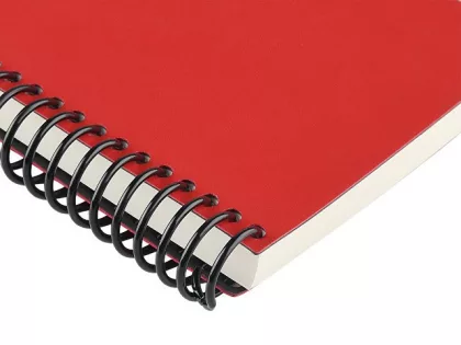 Ежедневник недатированный на спирали А5 "Agenda", красный (Р), фото 3