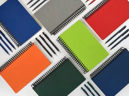 Ежедневник недатированный на спирали А5 "Agenda", красный (Р), фото 7