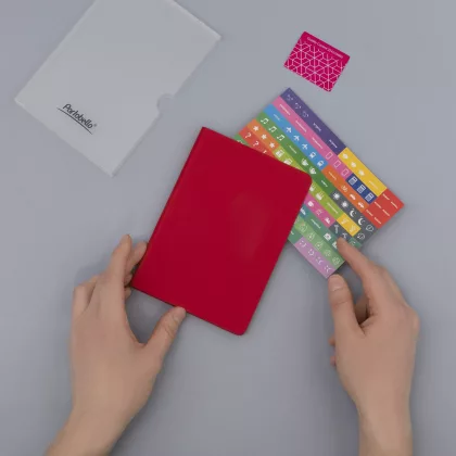 Ежедневник Спарк мини (Spark mini) A6 недатированный, красный, фото 10