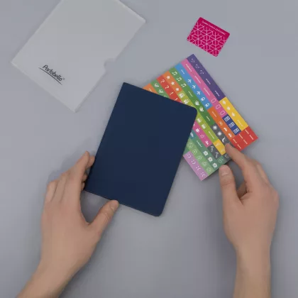 Ежедневник Спарк мини (Spark mini) A6 недатированный, синий, фото 8