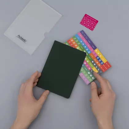 Ежедневник Спарк мини (Spark mini) A6 недатированный, зеленый, фото 12