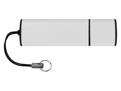 Флеш-карта USB 2.0 16 Gb металлическая с колпачком "Borgir", белый, фото 4
