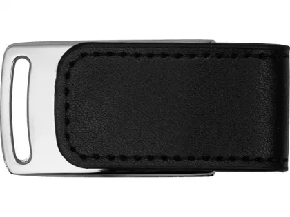 Флеш-карта USB 2.0 16 Gb с магнитным замком "Vigo", черный/серебристый, фото 4