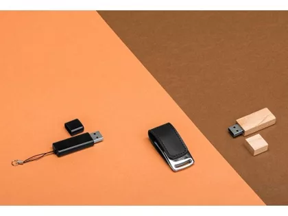 Флеш-карта USB 2.0 16 Gb с магнитным замком "Vigo", черный/серебристый, фото 5
