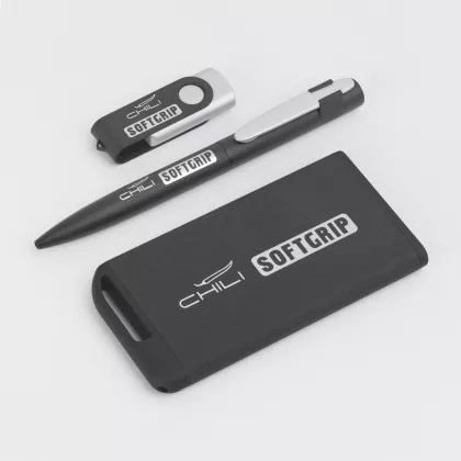 Флеш-карта "Vostok SOFTGRIP" 16 Гб, покрытие softgrip, черный, фото 2
