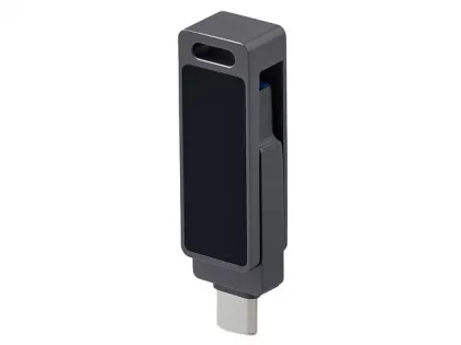 Флешка 32 ГБ USB Type-C и USB 3.0 с подсветкой лого «Спинлайт», фото 5