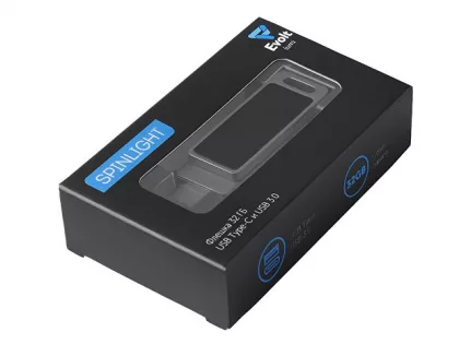 Флешка 32 ГБ USB Type-C и USB 3.0 с подсветкой лого «Спинлайт», фото 9