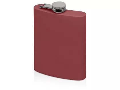 Фляжка 240 мл Remarque soft touch, 304 сталь, бургунди, фото 3