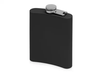 Фляжка 240 мл Remarque soft touch, 304 сталь, черный (P), фото 3