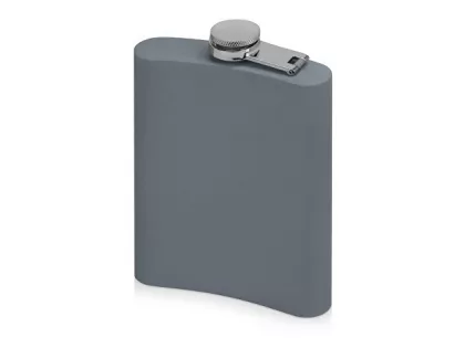 Фляжка 240 мл Remarque soft touch, 304 сталь, серый, фото 4