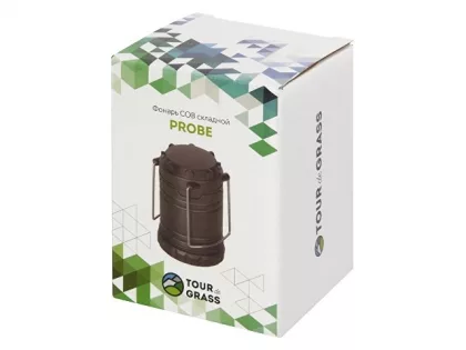 Фонарь «Probe» складной COB, для активного отдыха, серый, фото 9