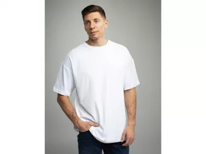 Футболка Futbitex "Evolution"Оверсайз (52(XL), Белый), фото 1