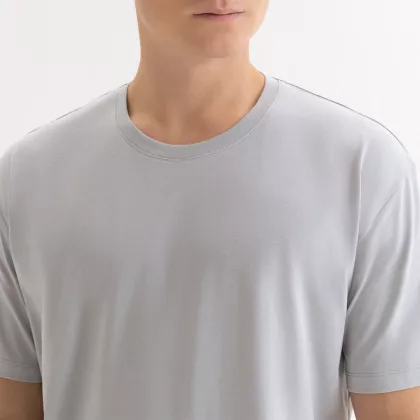 Футболка унисекс Крис (Kris), 150 гр., светло-серая, размер XS, фото 4
