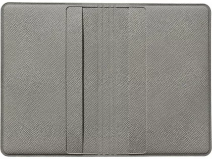 Футляр-книжка на 4-е карты с RFID "Фэйвор (Favor)", серый, фото 3