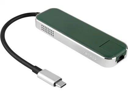 Хаб USB Rombica Type-C Chronos Green (Р), фото 3