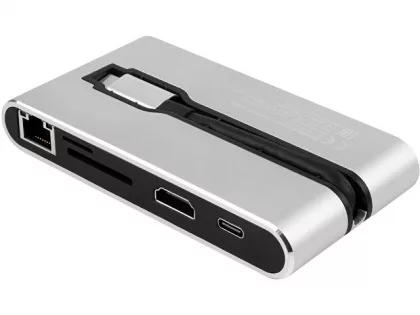 Хаб USB Rombica Type-C Hermes Black, фото 3