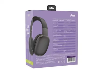 HIPER Наушники накладные Bluetooth HIPER LIVE STUN HTW-QTX16 (Р), фото 10