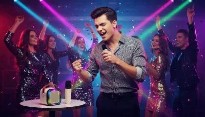 Караоке станция "Duet", бежевый, фото 3