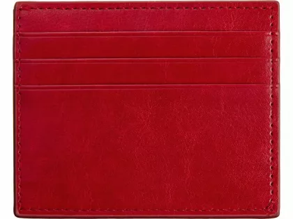 Картхолдер для 6 пластиковых карт с RFID-защитой "Fabrizio", красный, фото 7