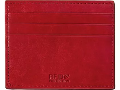 Картхолдер для 6 пластиковых карт с RFID-защитой "Fabrizio", красный, фото 6