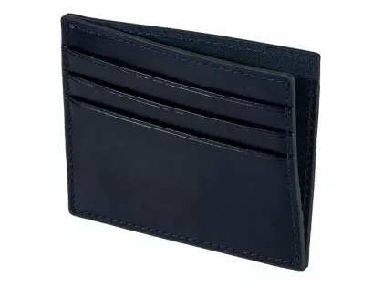 Картхолдер для 6 пластиковых карт с RFID-защитой "Fabrizio", синий, фото 5