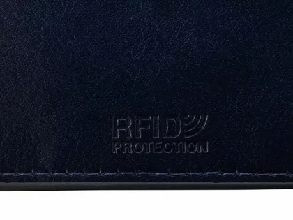 Картхолдер для 6 пластиковых карт с RFID-защитой "Fabrizio", синий, фото 8